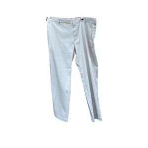 Nike Golf Dri-FIT Pants Size 42x30 Light Khaki Flat Front Moisture Wicking